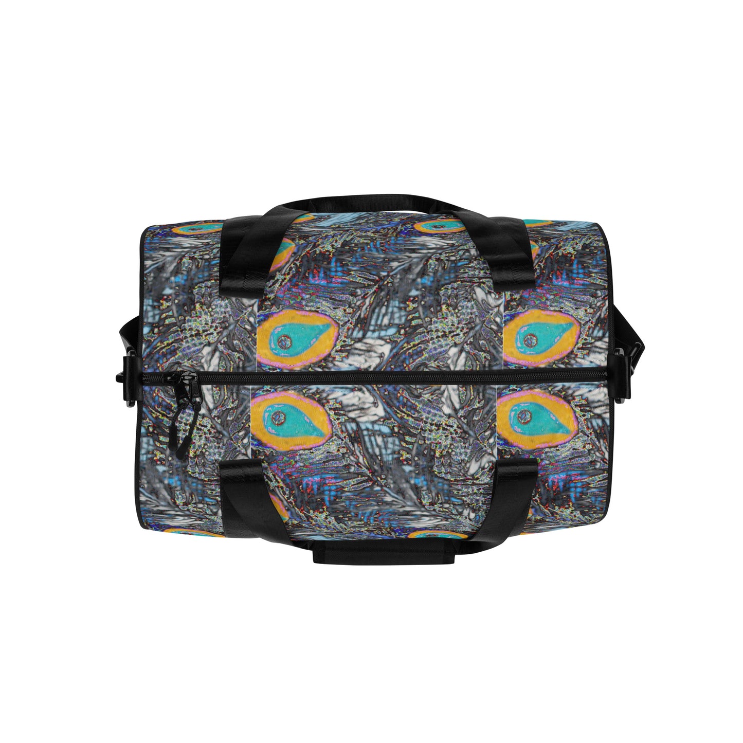 All-over print gym bag Feather