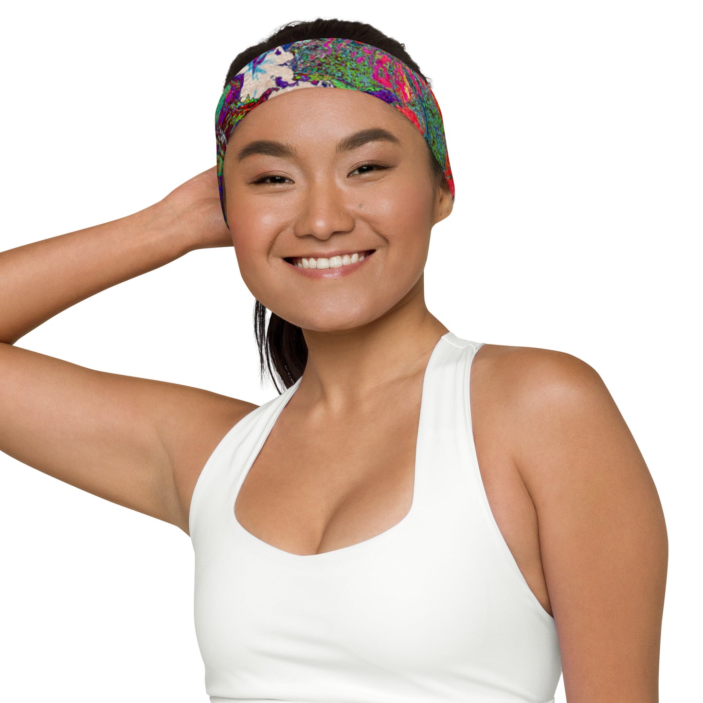 Headband orange flowers