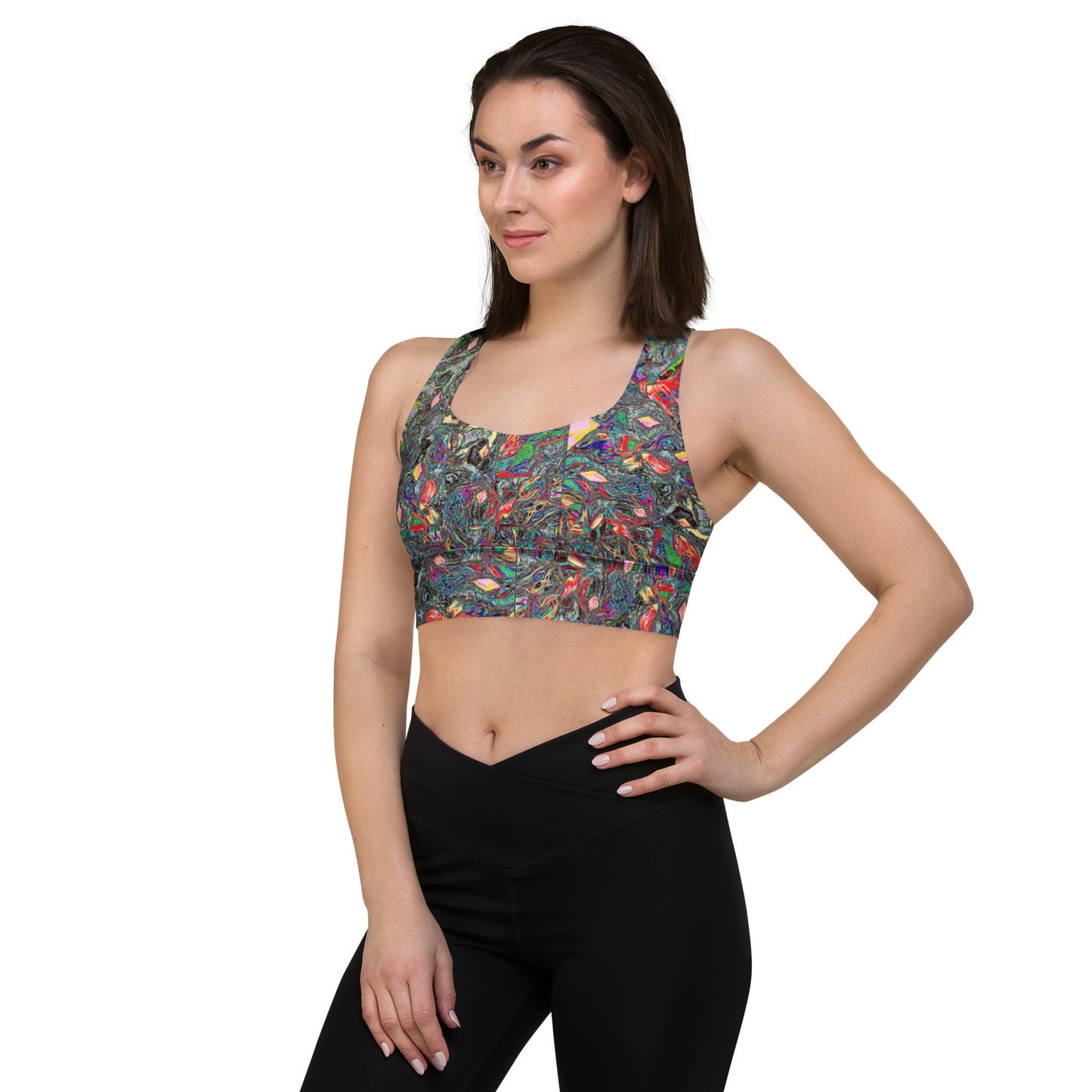 Longline sports bra Smock