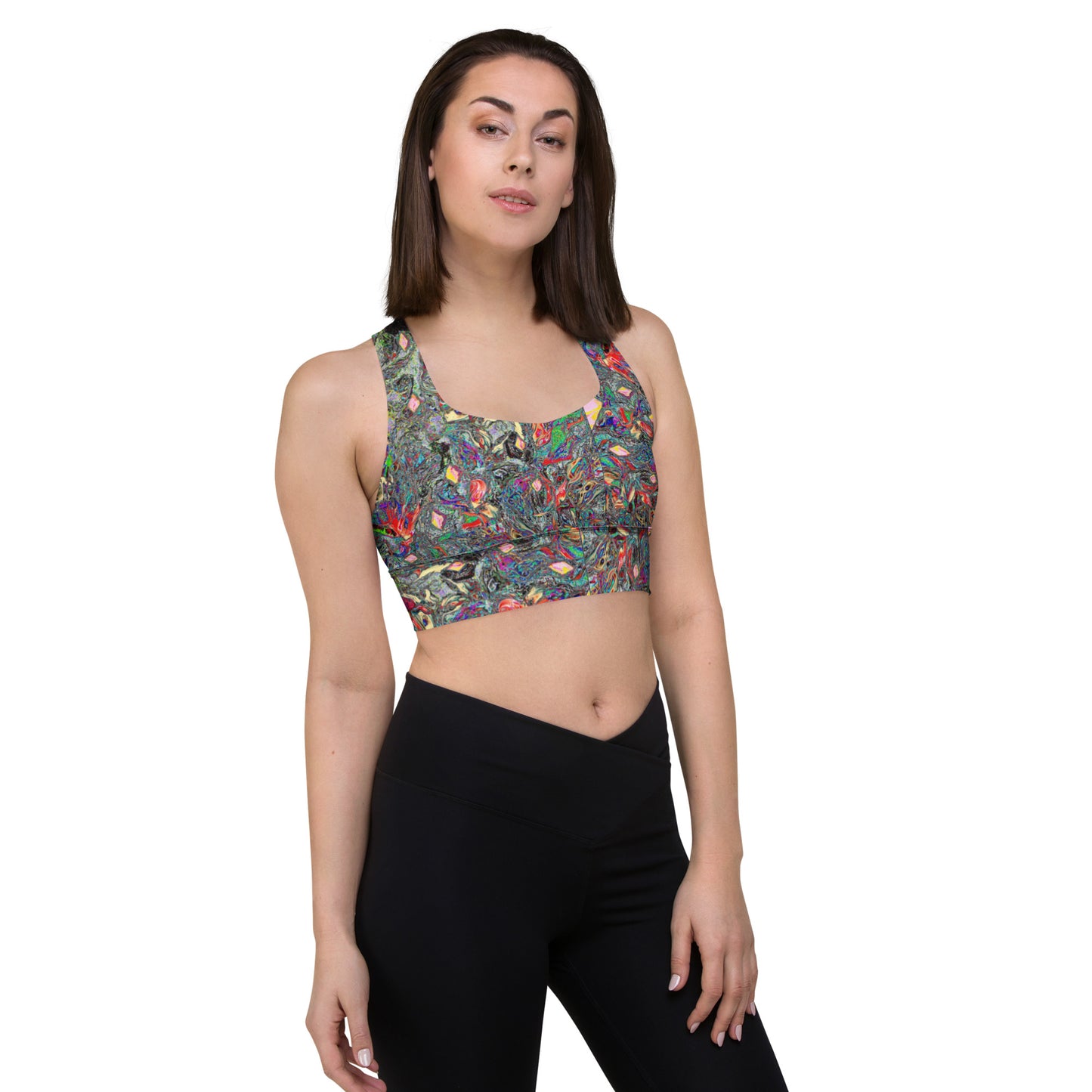 Longline sports bra Smock