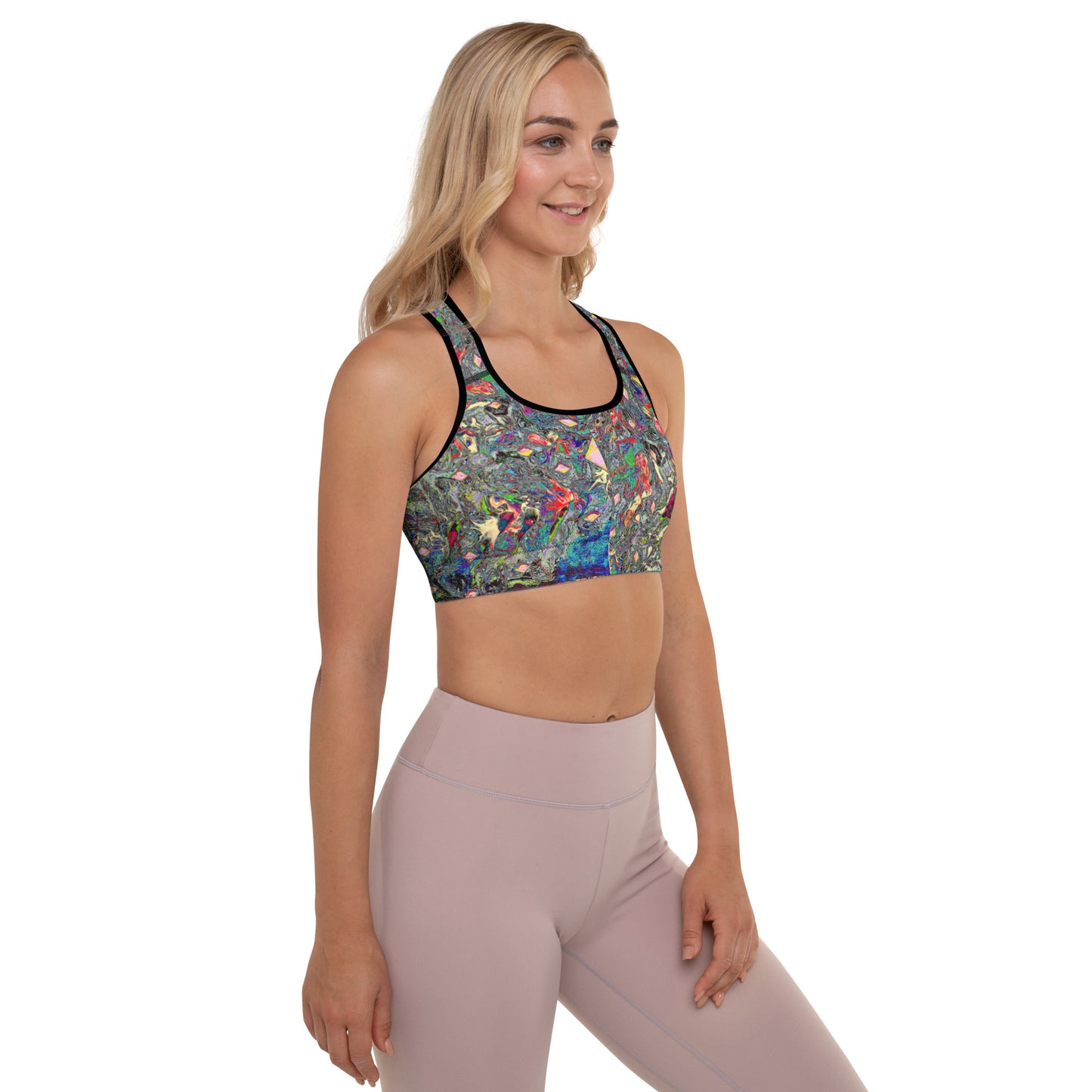 Padded Sports Bra Smock