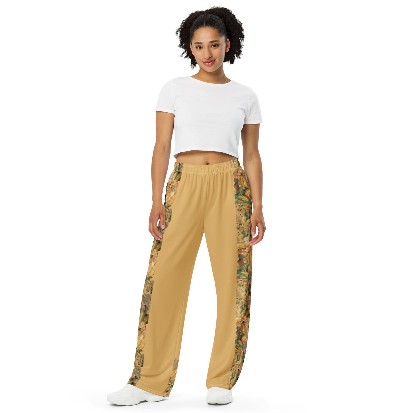 All-over print unisex wide-leg pants Puffy