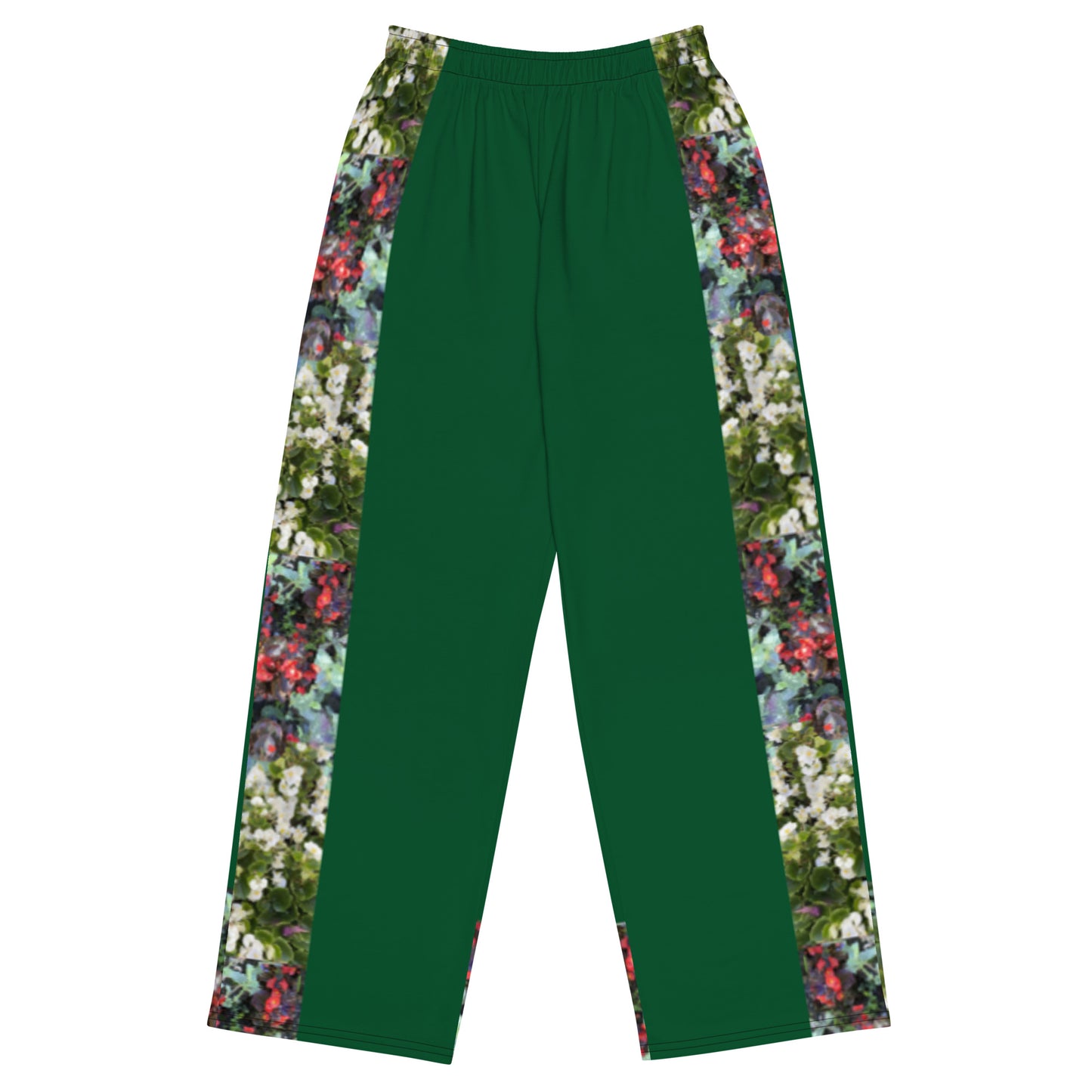 All-over print unisex wide-leg pants flowerbed
