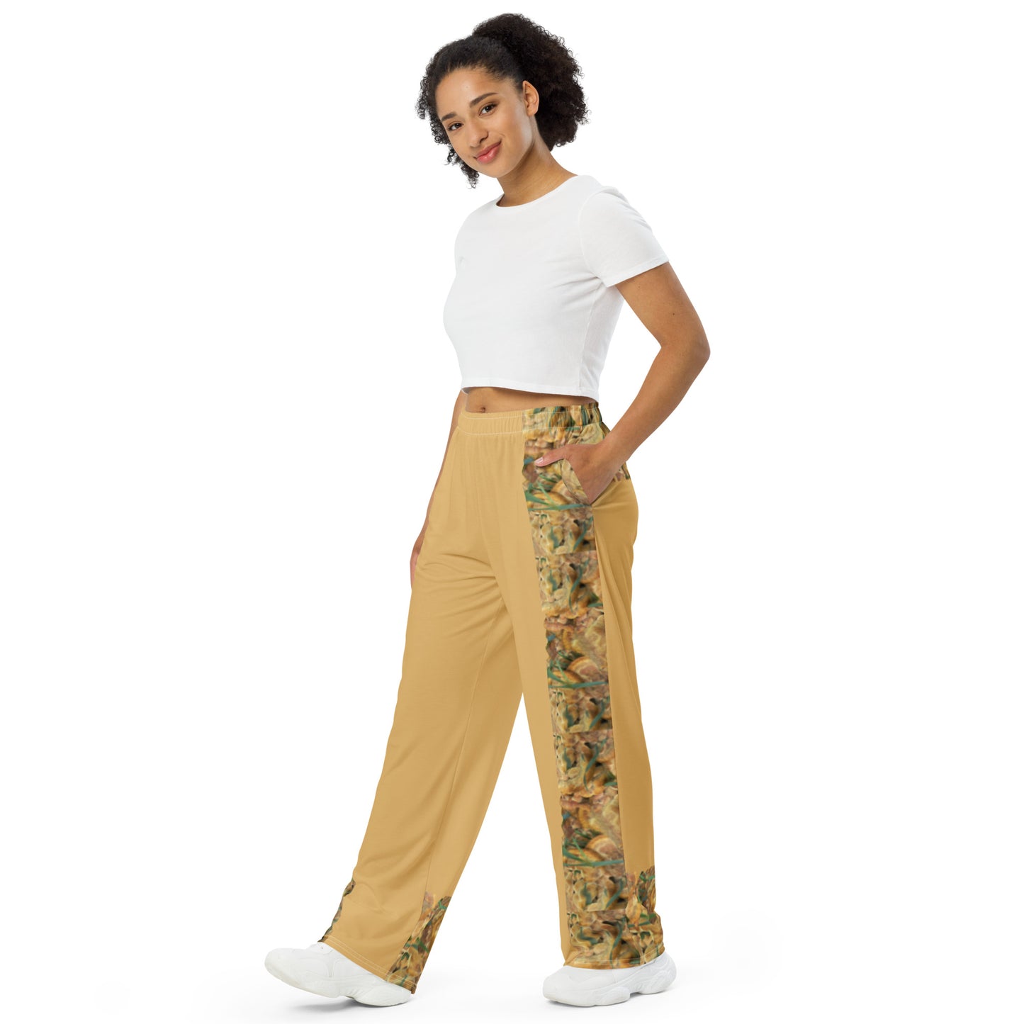 All-over print unisex wide-leg pants Puffy