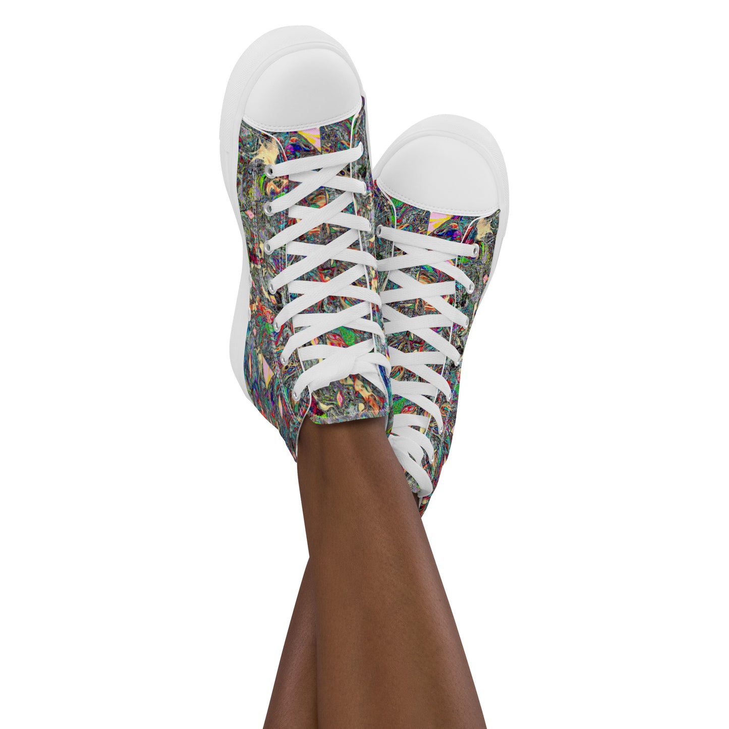 Women’s high top canvas shoes Smock