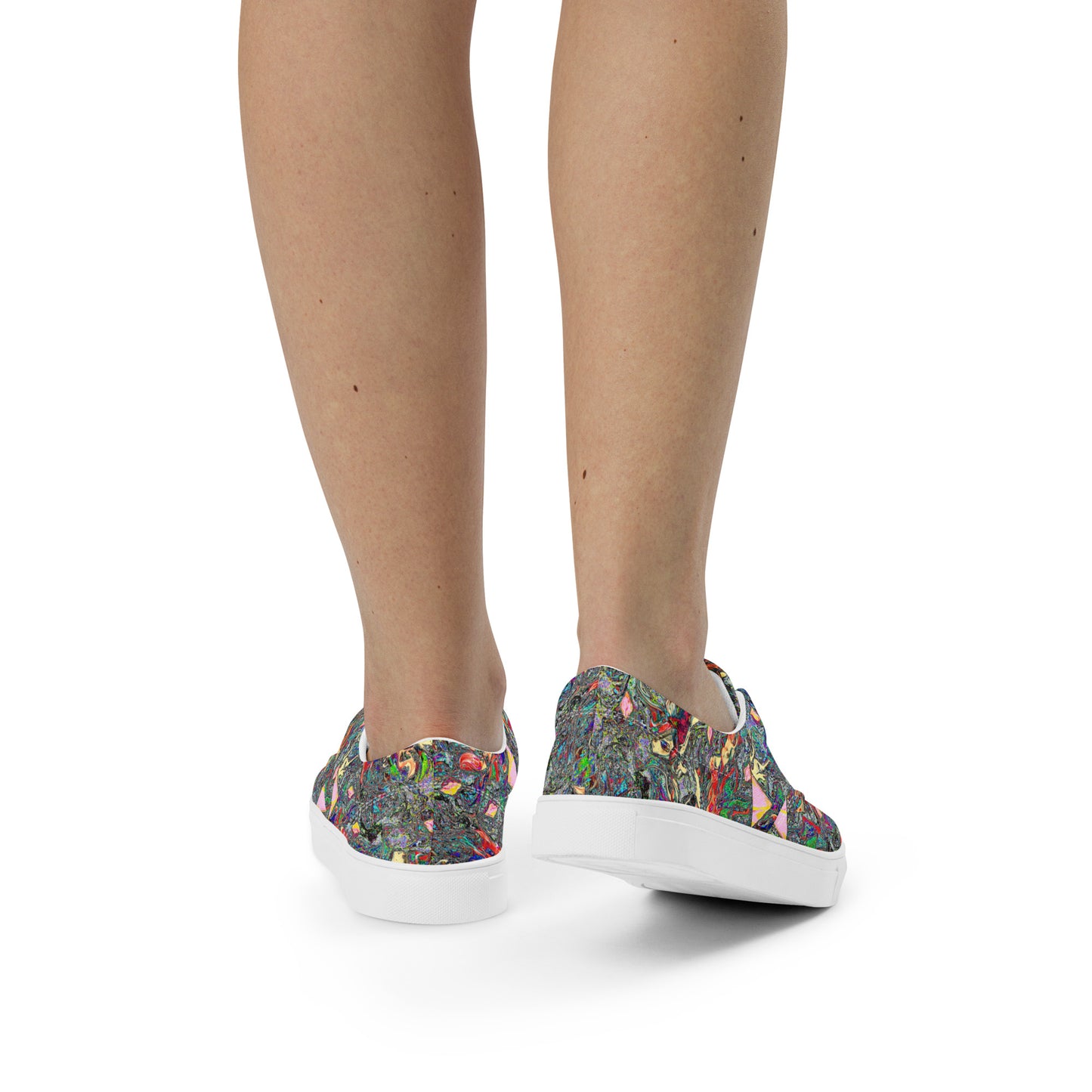 Women’s lace-up canvas shoes Smock