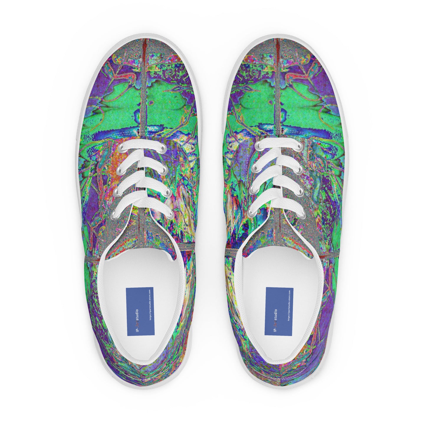 Women’s lace-up canvas shoes Apple