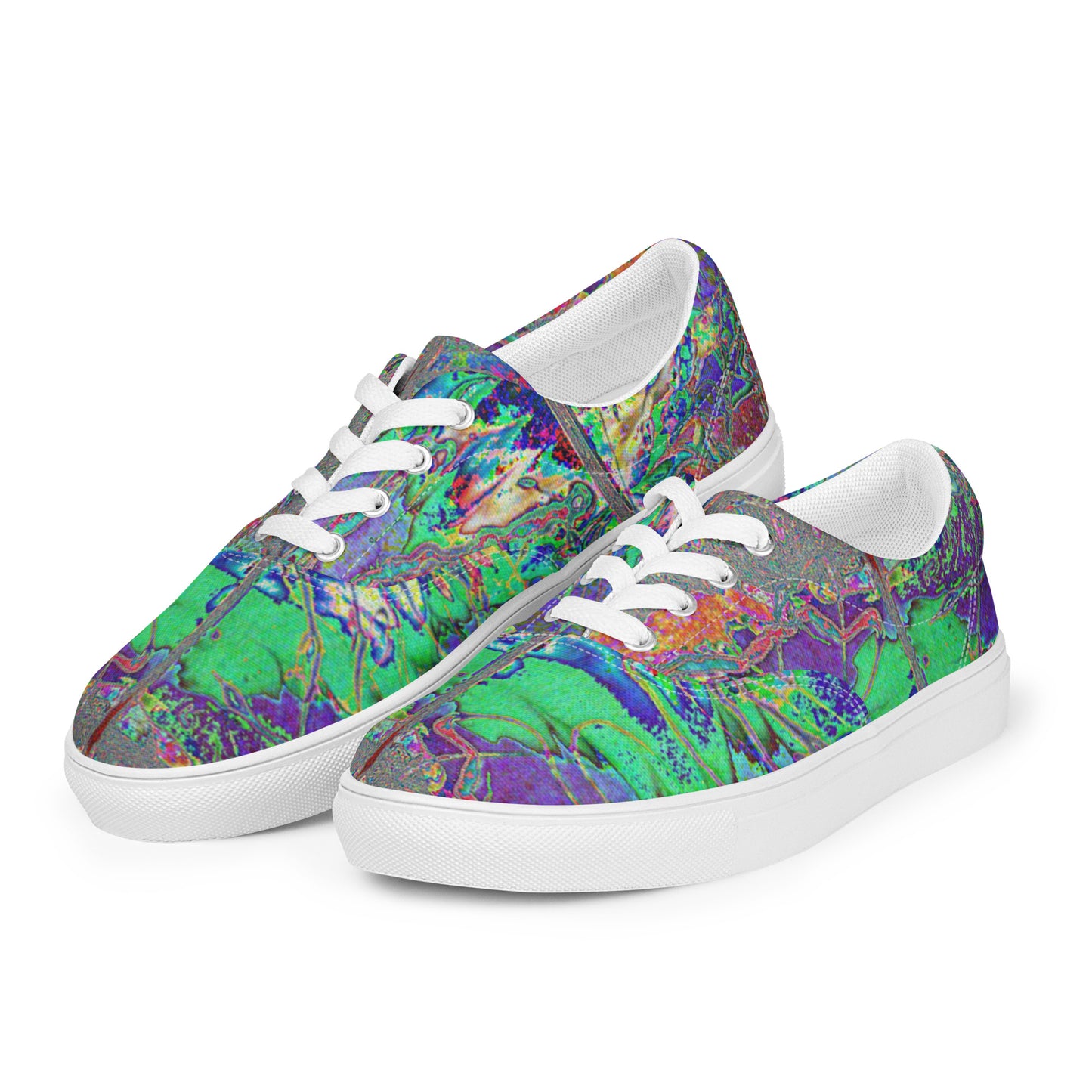 Women’s lace-up canvas shoes Apple