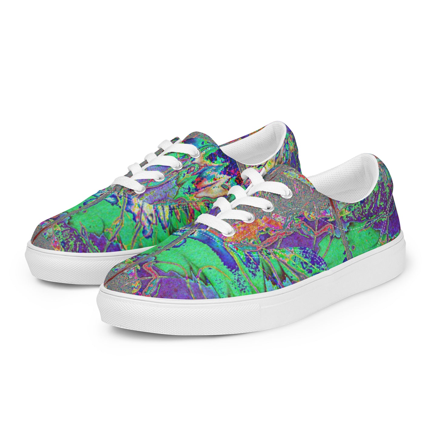 Women’s lace-up canvas shoes Apple