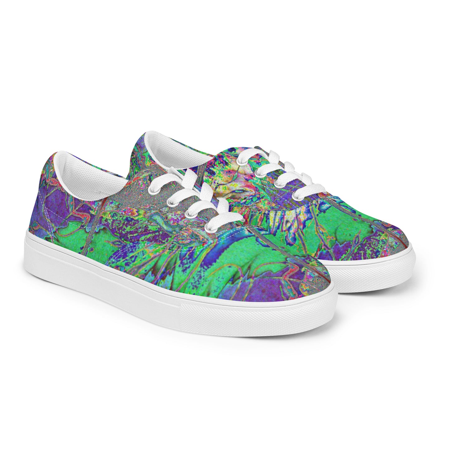 Women’s lace-up canvas shoes Apple