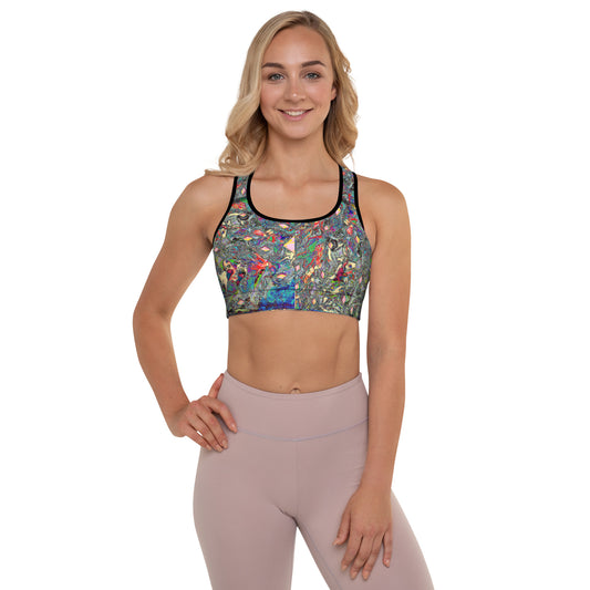 Padded Sports Bra Smock