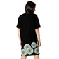 T-shirt dress Dandelions on black