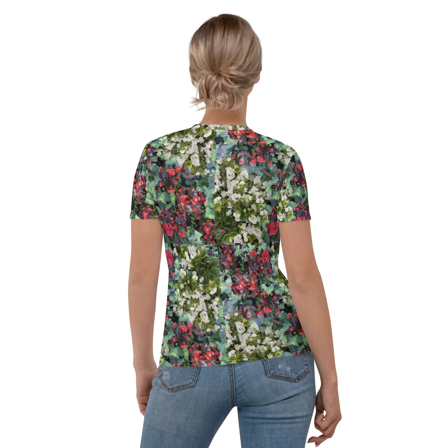 Women's T-shirt flowerbed